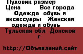 Пуховик размер 42-44 › Цена ­ 750 - Все города Одежда, обувь и аксессуары » Женская одежда и обувь   . Тульская обл.,Донской г.